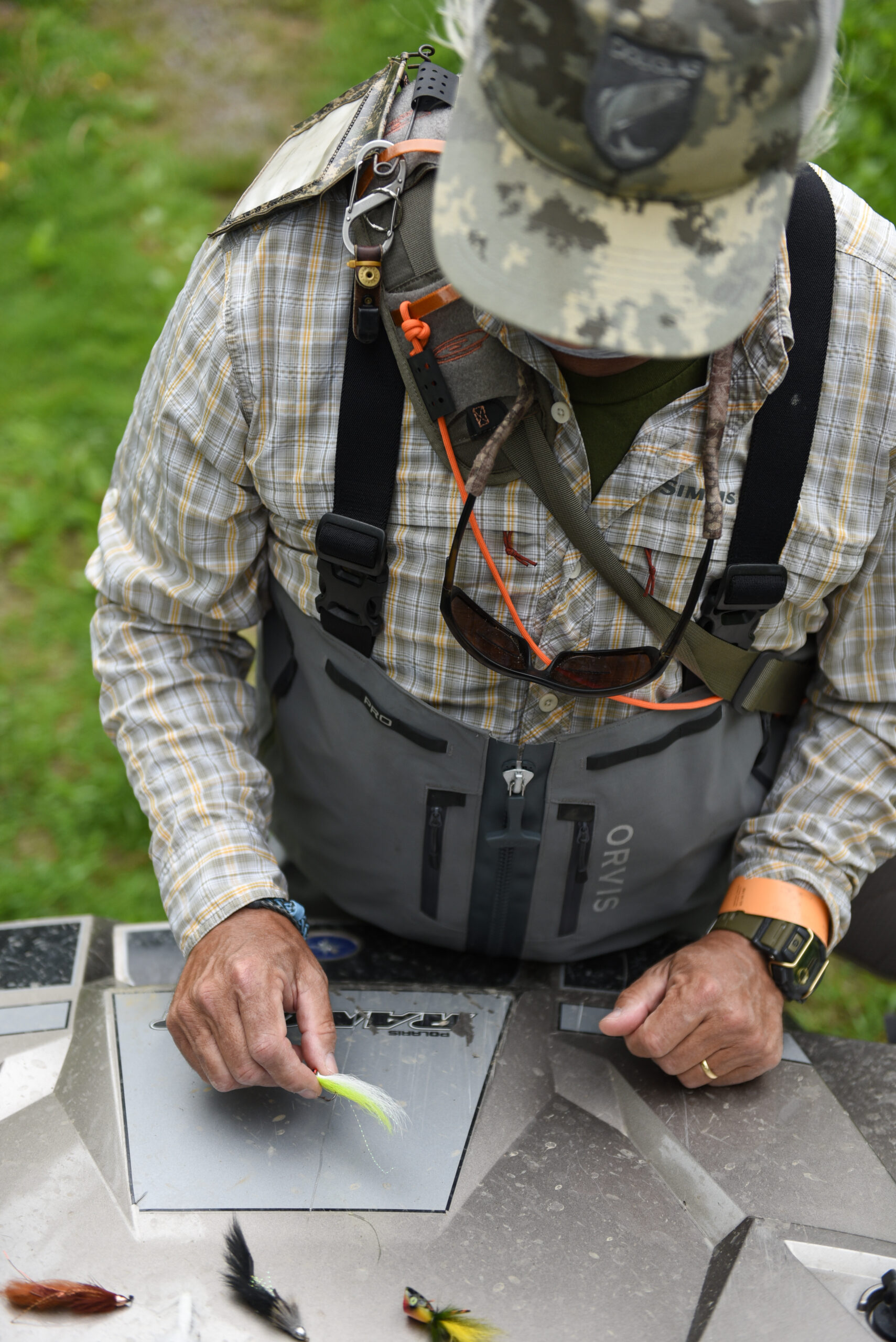 Tim Flagler looks at bass flies