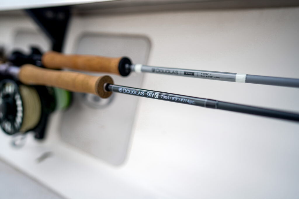 The Douglas SKY G and ERA fly rods