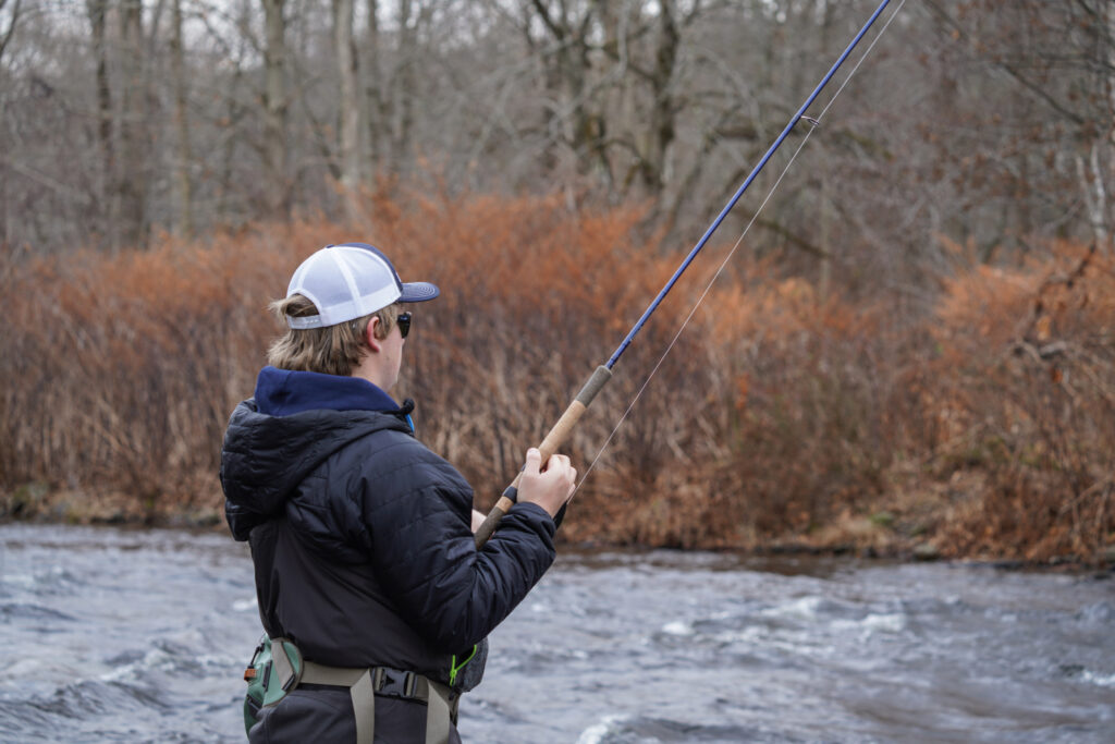 fishing a centerpin rod