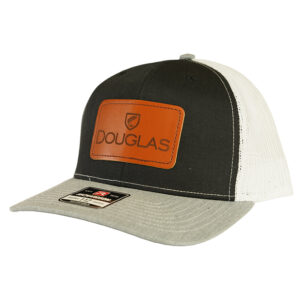 Douglas High Crown Hat with Leather Patch