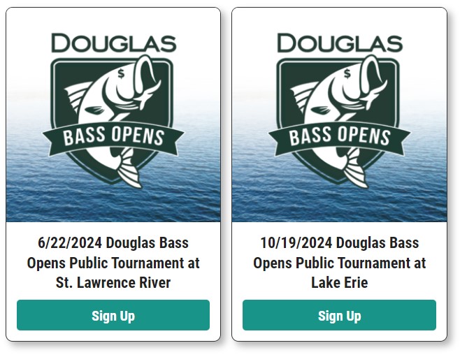 Douglas Bass Opens Bass Tournaments