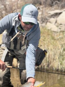 Matt Downs Releasing Trout