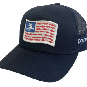 Fish Striped U.S. Flag Hat