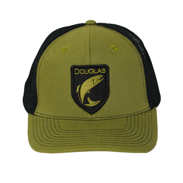 Douglas Outdoors High Crown Hat - Olive, Black