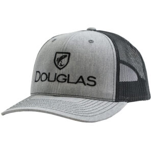 Douglas Outdoors High Crown Hat Heather Gray Black 300x300
