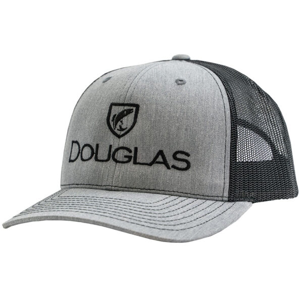 Douglas Outdoors High Crown Hat - Heather Gray, Black