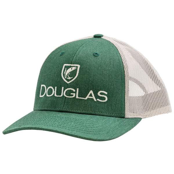 Douglas Outdoors Low Crown Hat - Dark Green, Light Gray