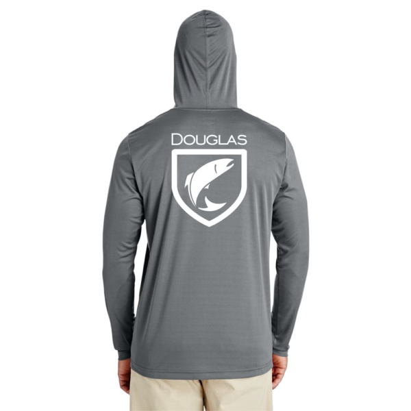 Douglas Outdoors Sports Performance Hoodie with Mask - Gray